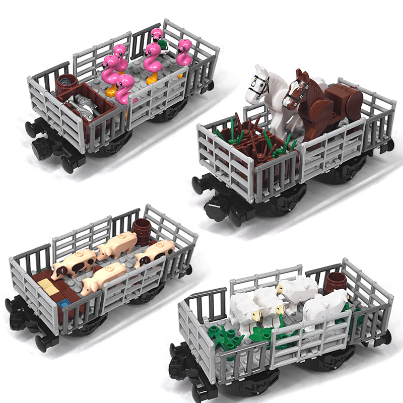 Model Kit Horse - Farm MOC Animal Dedicated Train Carriage