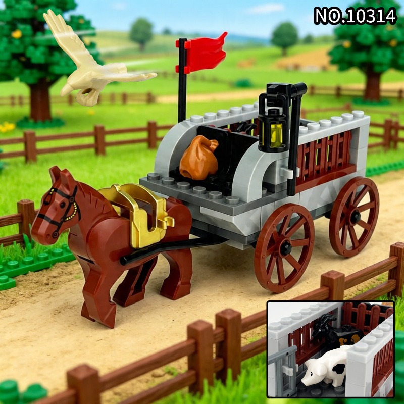 Model Kit Horse - New Medieval Animal Transfer Vehicle 10314
