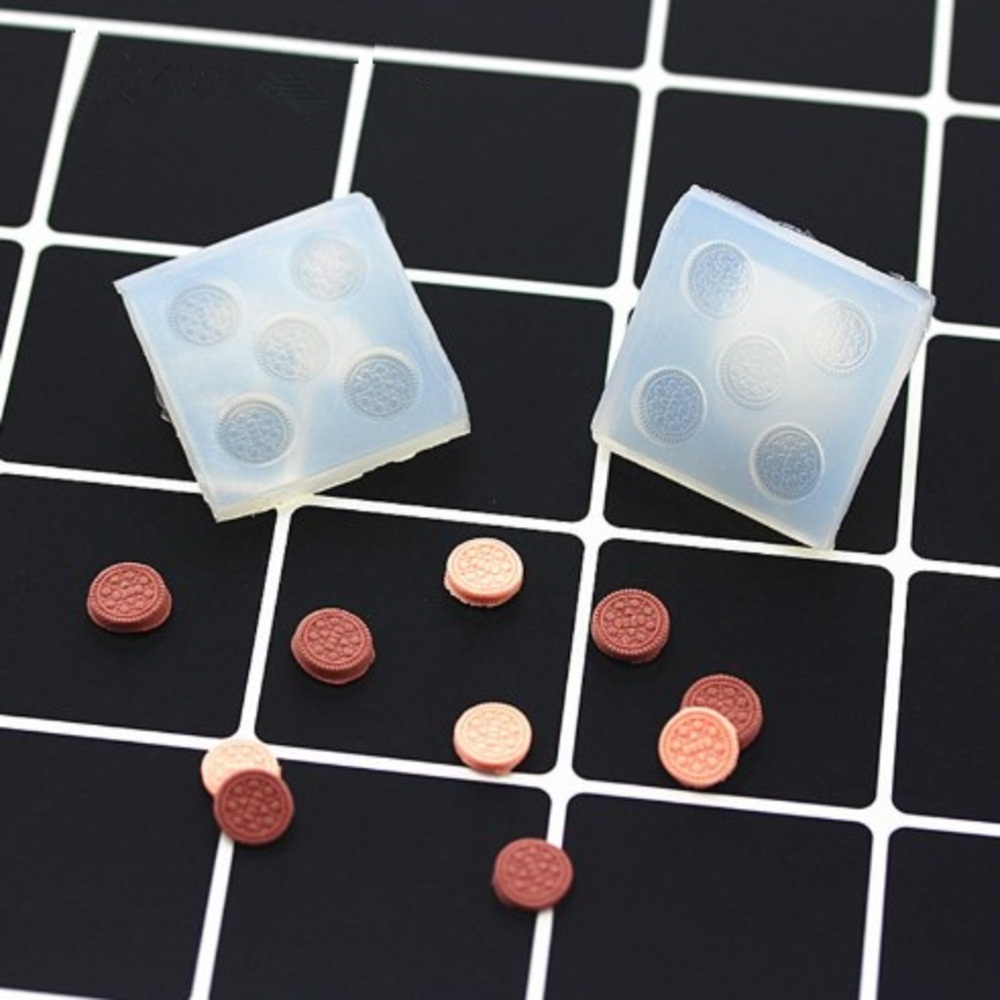 Model Kit Varnish - Mini Biscuit Silicone Mold Fondant Sugar