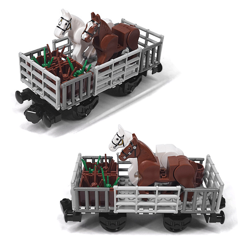 Farm MOC Animal Dedicated Trai - Model Kit Horse ulasan dan harga