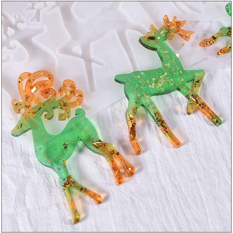 Christmas Elk Epoxy Resin Mold - Model Kit Varnish ulasan dan harga