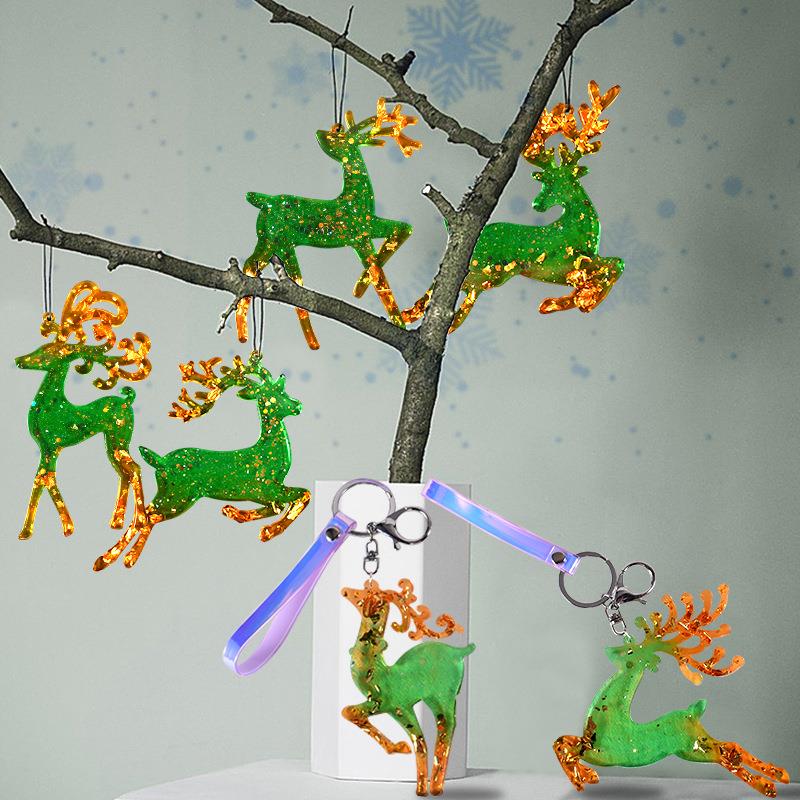 Christmas Elk Epoxy Resin Mold - Model Kit Varnish ulasan dan harga