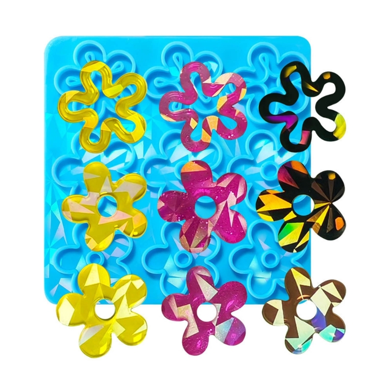 DIY Holographic Flower Pendant - Model Kit Varnish ulasan dan harga