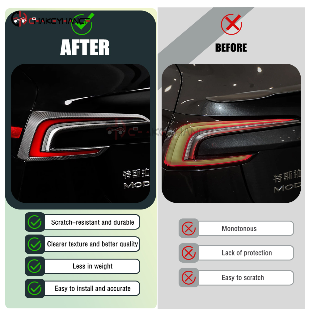 Real Carbon Fiber Rear Car Tai - Model Kit Frame ulasan dan harga