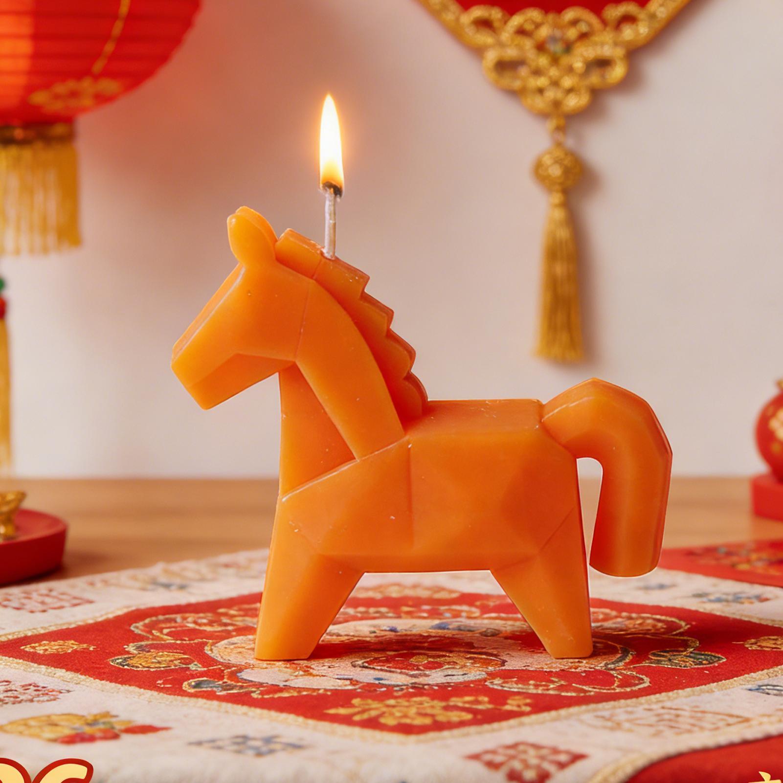Horse Figure Scented Candle Tr - Model Kit Horse ulasan dan harga
