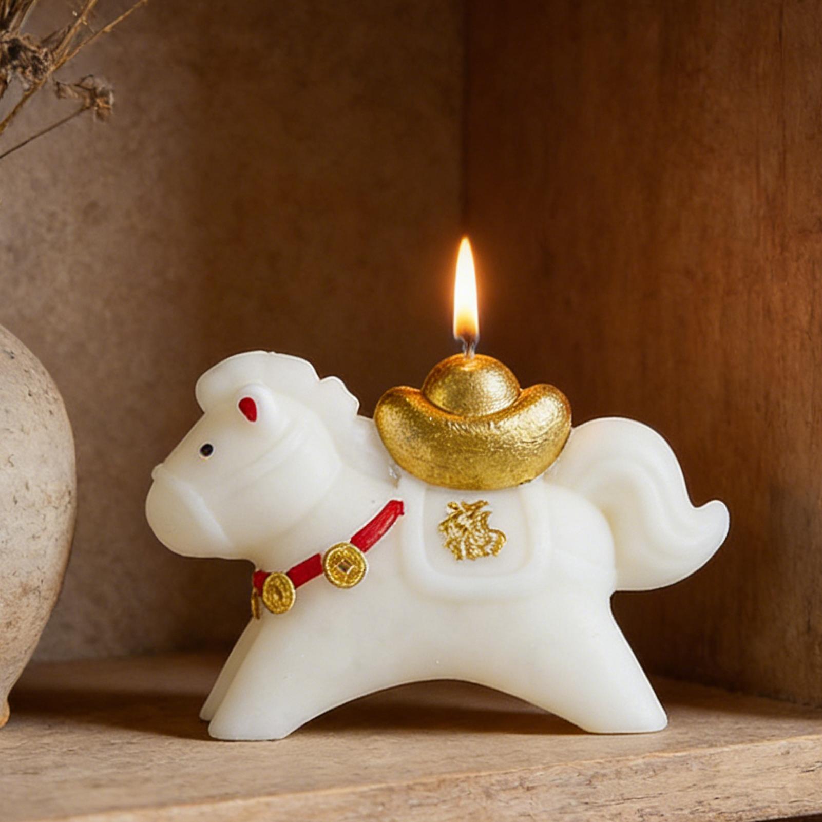 Horse Figure Scented Candle Tr - Model Kit Horse ulasan dan harga