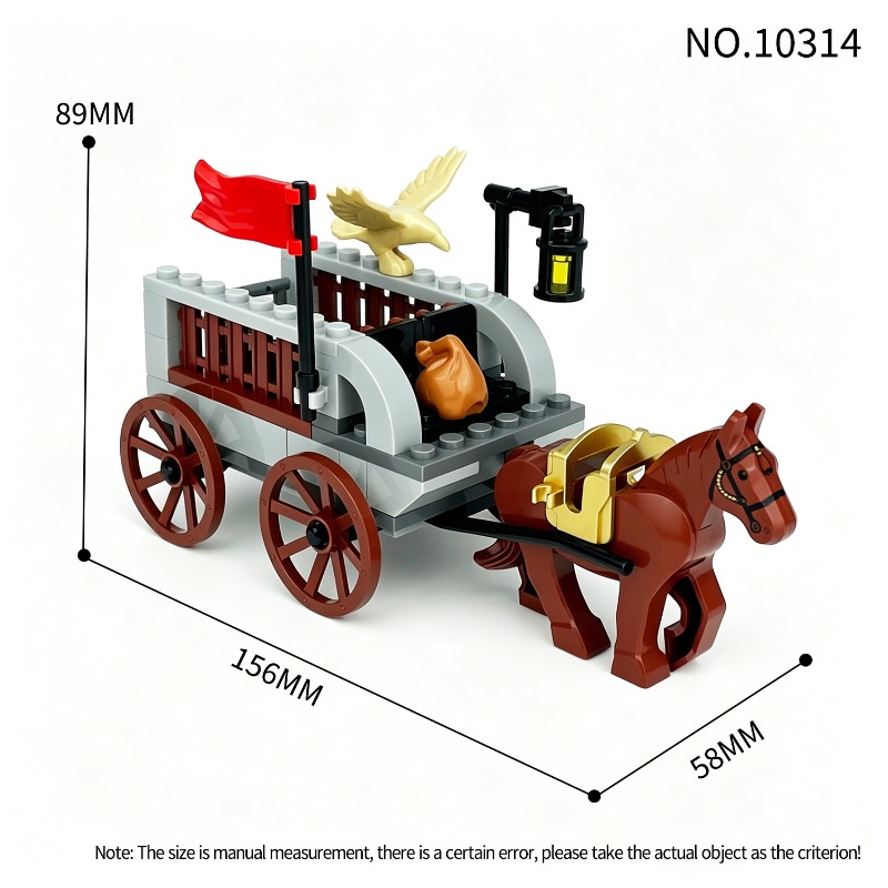 New Medieval Animal Transfer V - Model Kit Horse ulasan dan harga