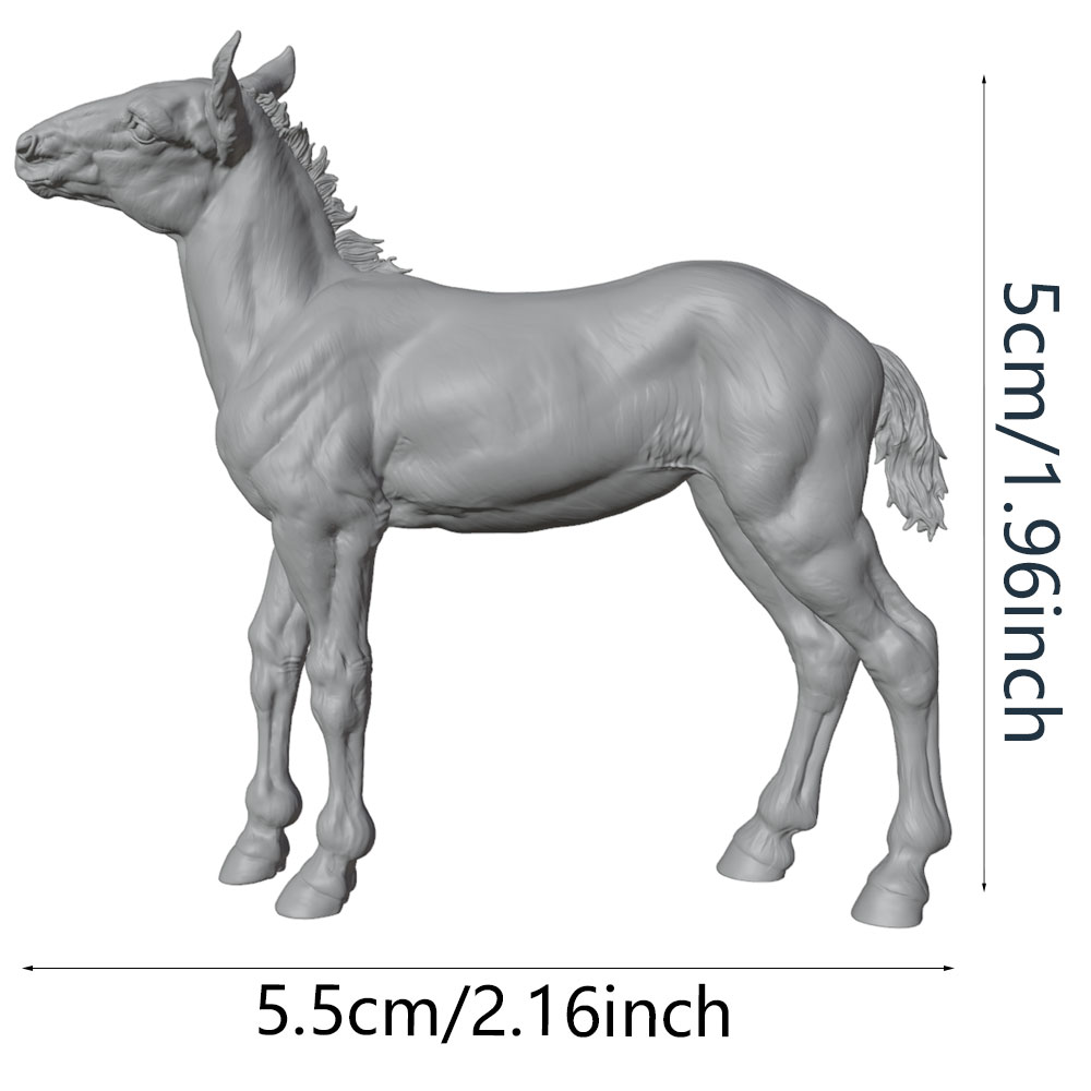 High-Detail Printing, Realisti - Model Kit Horse ulasan dan harga
