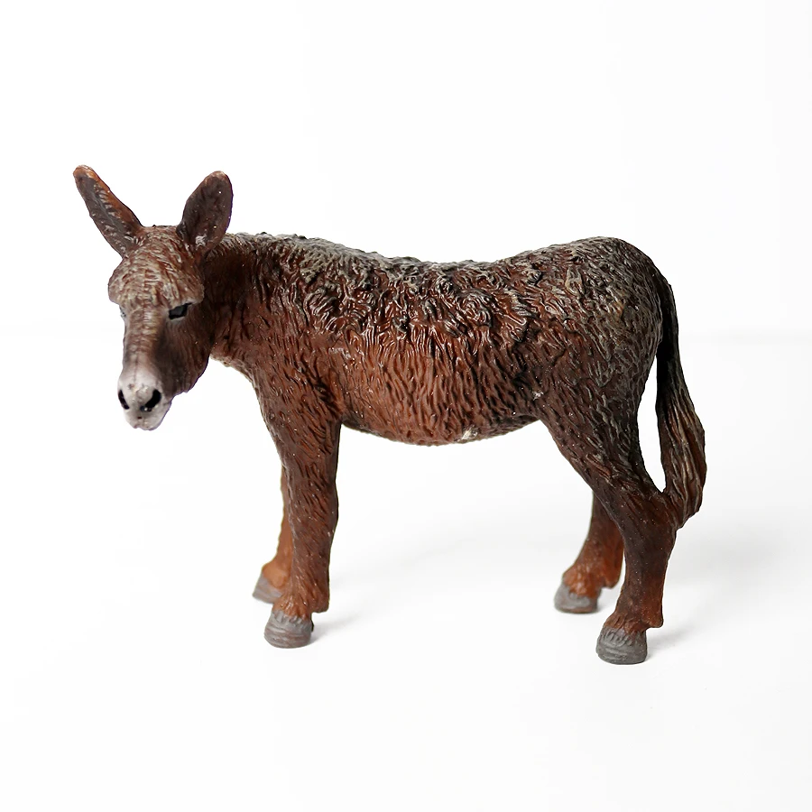 Donkey Model Toy Animals Figur - Model Kit Horse ulasan dan harga