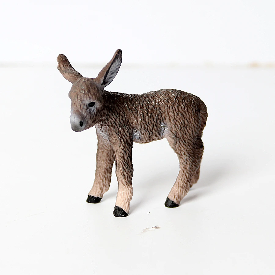 Donkey Model Toy Animals Figur - Model Kit Horse ulasan dan harga