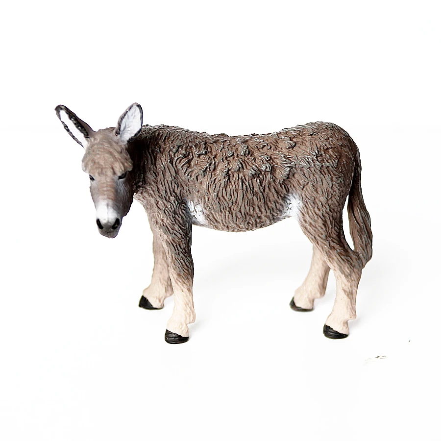 Donkey Model Toy Animals Figur - Model Kit Horse ulasan dan harga