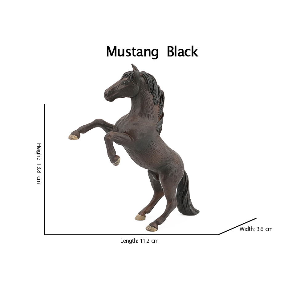 Horse Figurine Plastic Farm An - Model Kit Horse ulasan dan harga