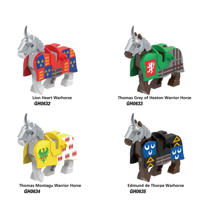 MOC Medieval Military Building - Model Kit Horse ulasan dan harga