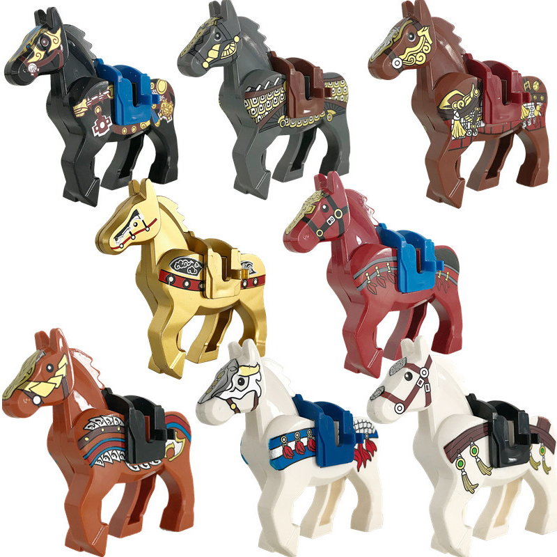 MOC Medieval Military Building - Model Kit Horse ulasan dan harga