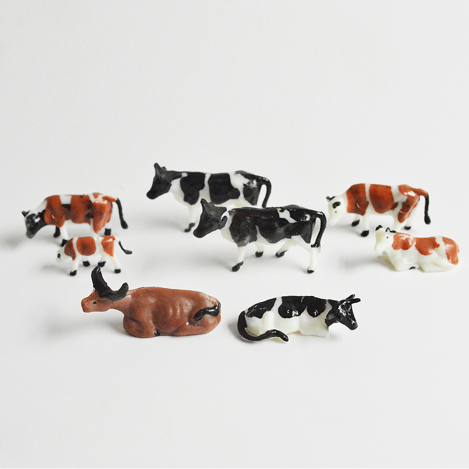 Scale 1:87 Miniature Cows Mode - Model Kit Horse ulasan dan harga