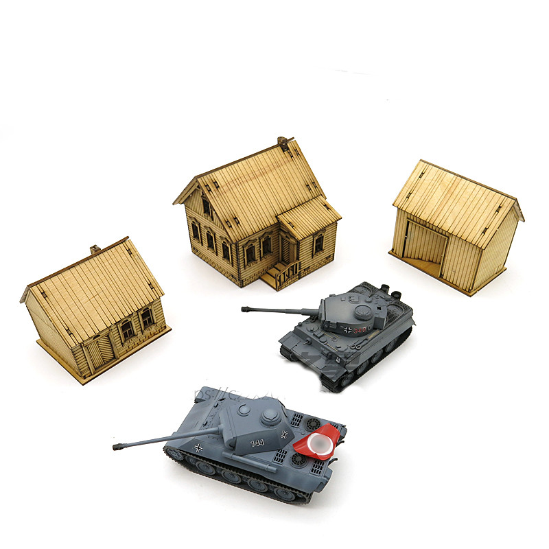 1/72 Wooden Assembly House Eur - Model Kit Centaur ulasan dan harga