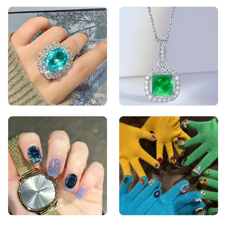 DIY Cube Ring Necklace Bracele - Model Kit Varnish ulasan dan harga