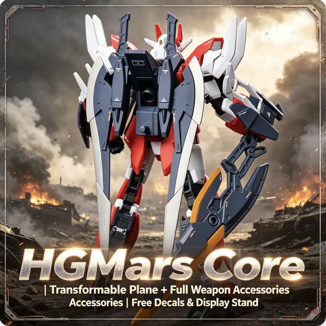 008A HG 1/144 Mars Core Warrio - Model Kit Barbatos ulasan dan harga