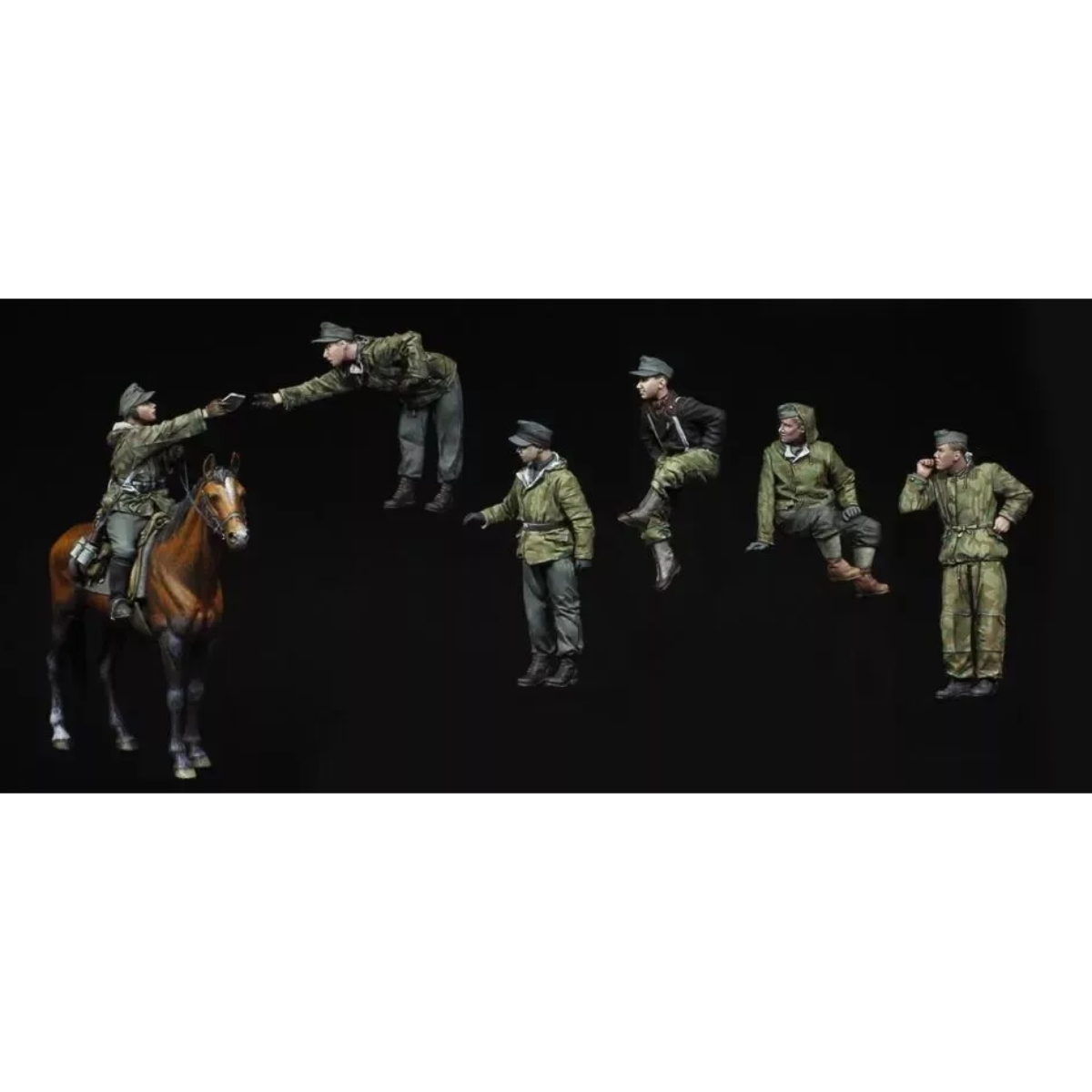1/35 resin soldier model GK mi - Model Kit Horse ulasan dan harga